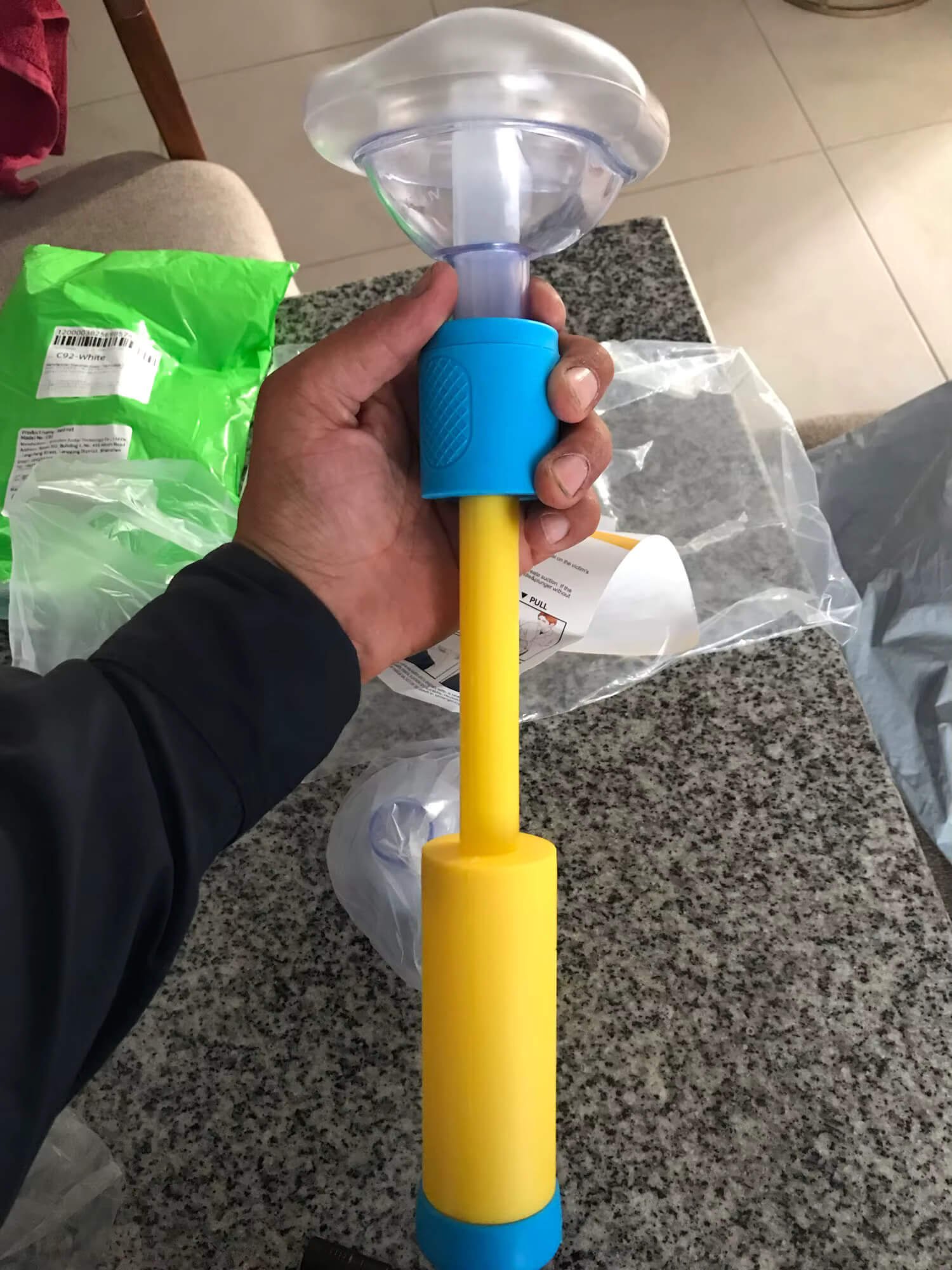 وصلني الجهاز في يومين